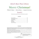 Alfred Music Alfred's Basic Piano Course: Merry Christmas! Book 2