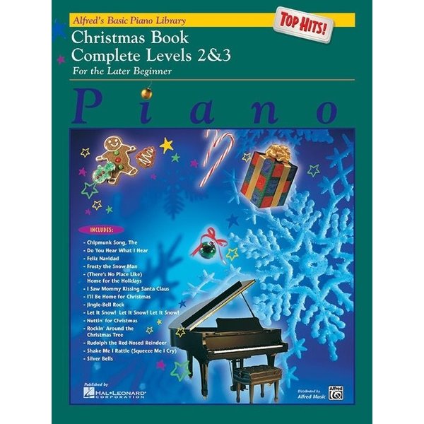 Alfred Music Alfred's Basic Piano Course: Top Hits! Christmas Book Complete 2 & 3