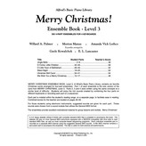 Alfred Music Alfred's Basic Piano Course: Merry Christmas! Ensemble, Book 3