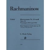 Henle Urtext Editions Rachmaninoff - Piano Sonata No. 2 Op. 36 B-Flat Minor