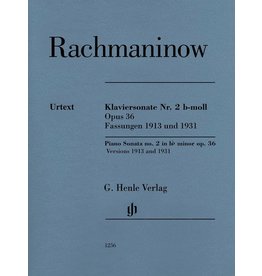 Henle Urtext Editions Rachmaninoff - Piano Sonata No. 2 Op. 36 B-Flat Minor