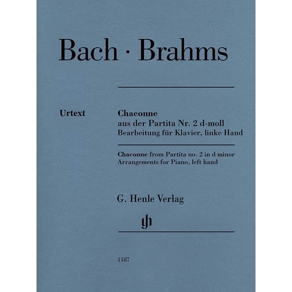 Henle Urtext Editions Bach/Brahms - Chaconne from Partita No. 2 in D Minor