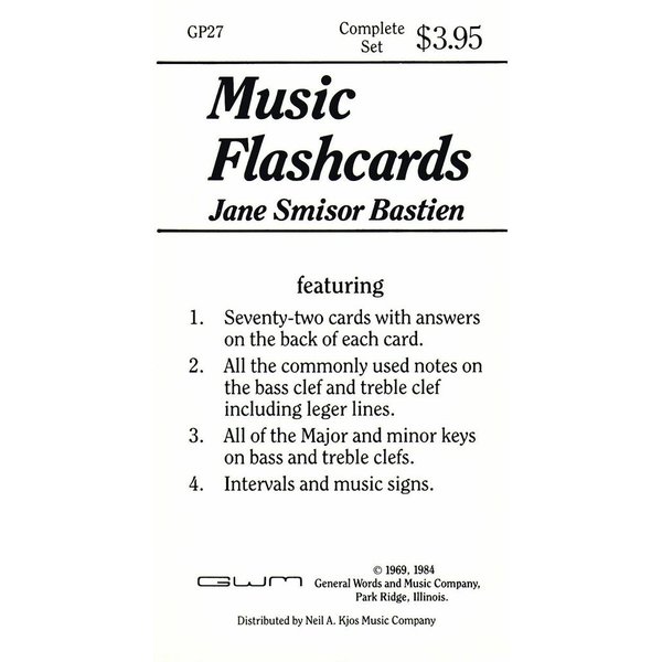 BASTIEN MUSIC FLASH CARDS