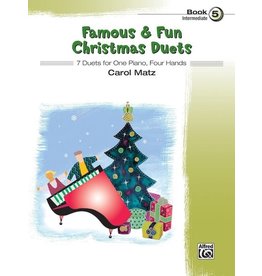 Alfred Music Famous & Fun Christmas Duets, Book 5