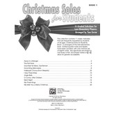 Alfred Music Christmas Solos for Students, Book 1