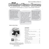 Alfred Music Premier Piano Course: Pop and Movie Hits Book 4