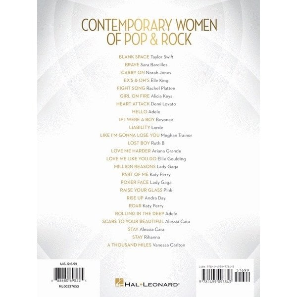 Contemporary Women of Pop & Rock – 2nd Edition - PianoWorks, Inc
