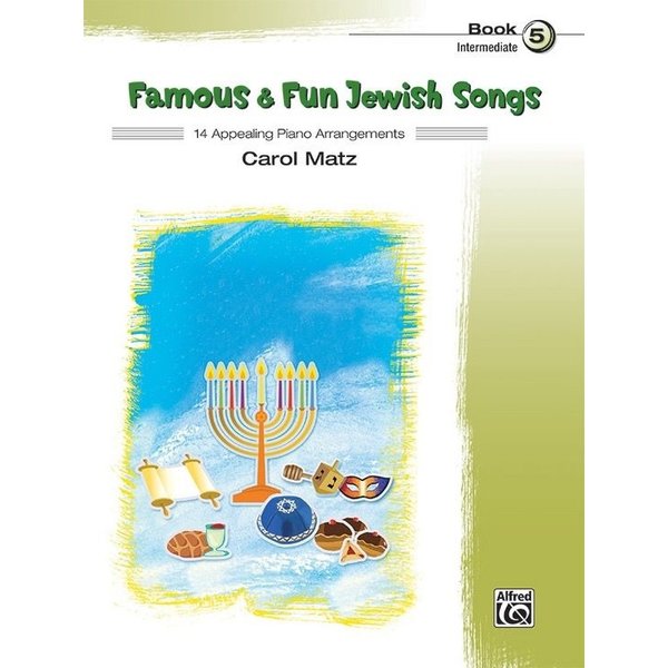 Alfred Music Famous & Fun Jewish Songs Book 5