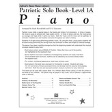 Alfred Music Alfred's Basic Piano Course: Patriotic Solo Book 1A