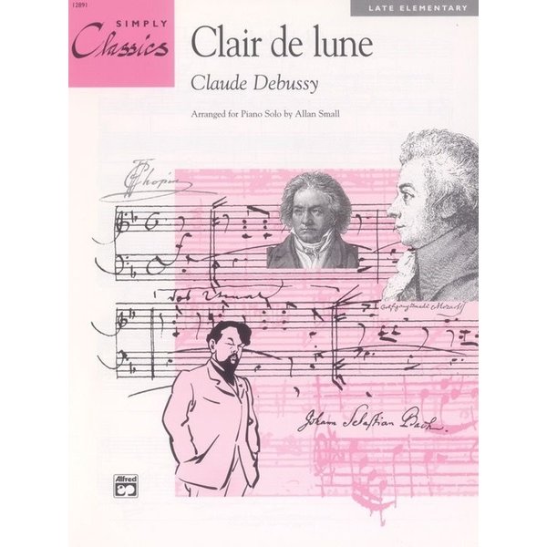 Alfred Music Clair de lune (from Suite Bergamasque)