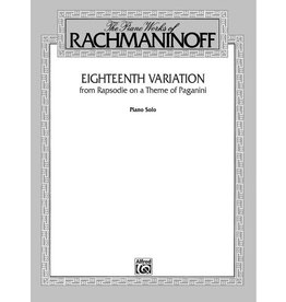 Alfred Music Eighteenth Variation (from Rhapsodie on a Theme of Paganini)