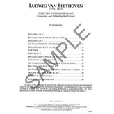 Kjos BEETHOVEN SELECTED WORKS FOR PIANO