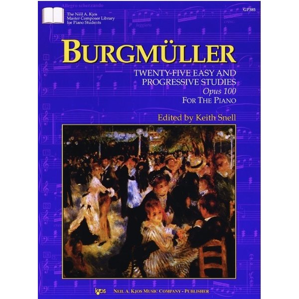 Kjos Burgmuller - 25 EASY & PROGRESSIVE STUDIES FOR PIANO