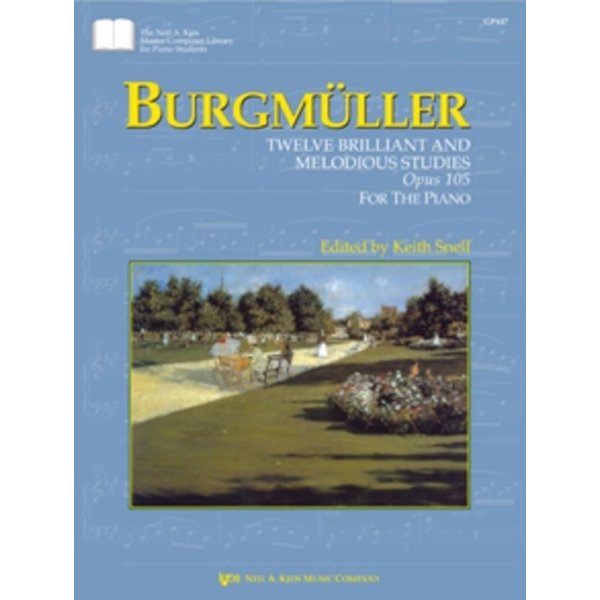 Kjos Burgmüller: Twelve Brilliant and Melodious Studies, Opus 105