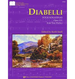 Kjos DIABELLI: FOUR SONATINAS, OPUS 151