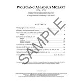 Kjos MOZART SELECTED WORKS FOR PIANO