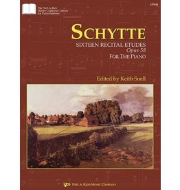Kjos Schytte: Sixteen Recital Etudes, Opus 58