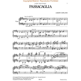 Boosey & Hawkes Copland - Passacaglia