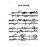 Kalmus Debussy - Clair de lune (from Suite Bergamasque)
