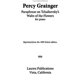 Edition Peters Grainger - Paraphrase on Tchaikovsky's Waltz of the Flowers