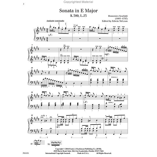 Scarlatti - Trumpet Sonata in E Major, K. 380, L. 23 ...