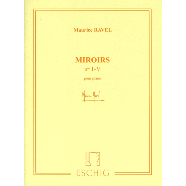 Editions Durand Ravel - Miroirs
