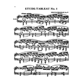 Kalmus Rachmaninoff - Etudes Tableaux, Op. 39