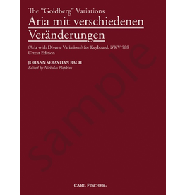 Carl Fischer Bach - The “Goldberg” Variations