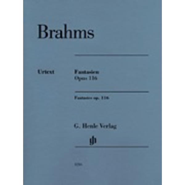 Henle Urtext Editions Brahms - Fantasies Op. 116