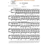 Editions Salabert Chopin - 12 Études, Op. 25