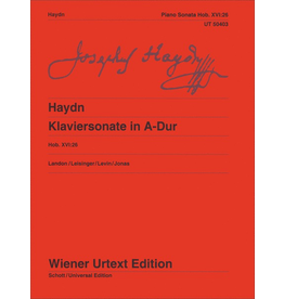 Wiener Urtext Edition Haydn - Piano Sonata in A Major, Hob. XVI:26