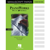 Hal Leonard PianoWorks Standard Wire-Bound Manuscript Paper