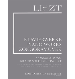 Theodore Presser Liszt - Consolations, Grand Solos de Concert & Other Works