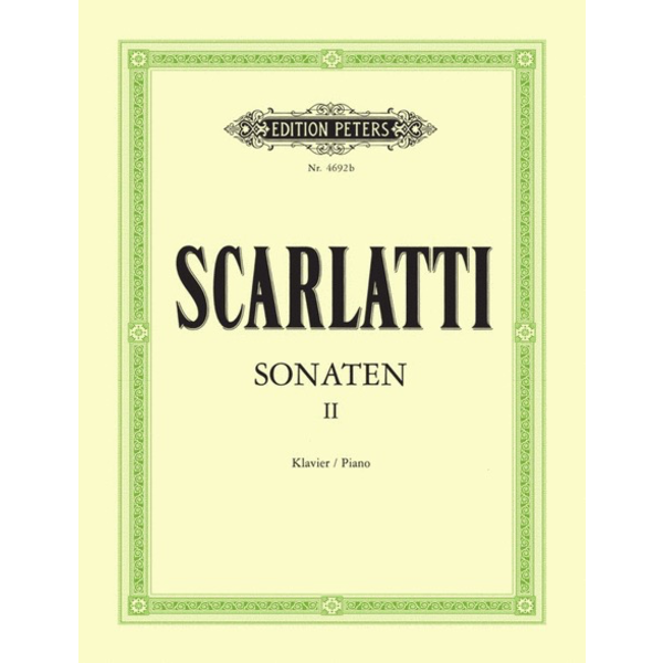 Edition Peters Scarlatti - Sonatas Vol. 2 (Selection in 3 Volumes)