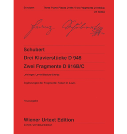 Wiener Urtext Edition Schubert - Three Piano Pieces, 2 Fragments