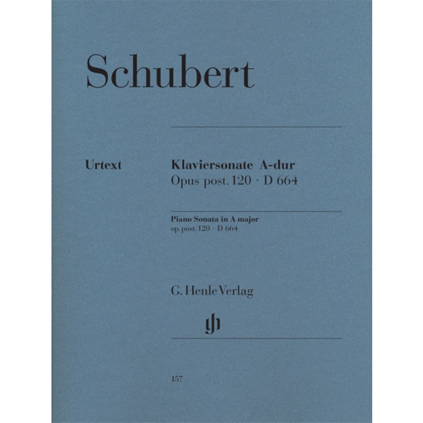 Henle Urtext Editions Schubert - Piano Sonata A Major Op. Posth. 120 D 664