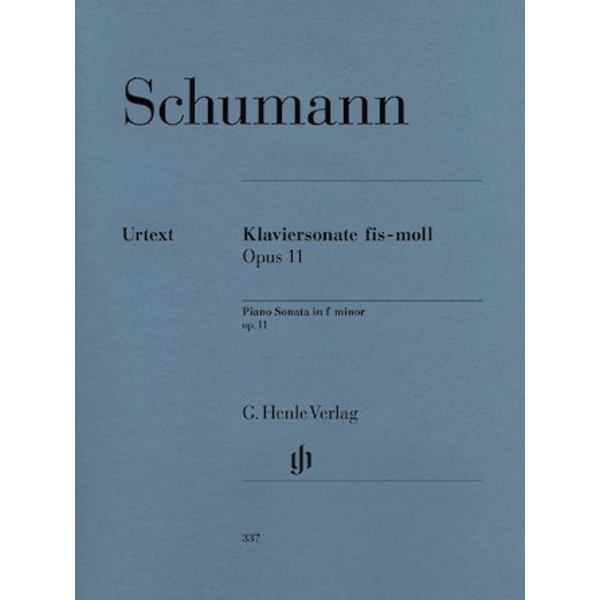 Henle Urtext Editions Schumann - Piano Sonata in F Sharp minor Op. 11