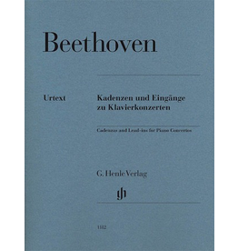Henle Urtext Editions Beethoven - Cadenzas and Lead-Ins for Piano Concertos