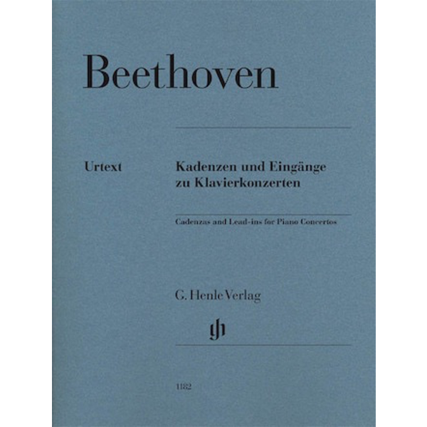 Henle Urtext Editions Beethoven - Cadenzas and Lead-Ins for Piano Concertos