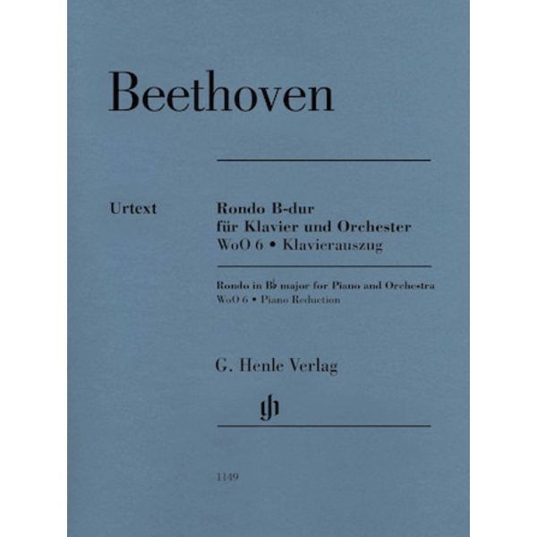 Henle Urtext Editions Beethoven - Rondo in B-flat Major WoO 6