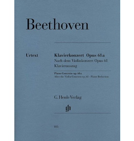 Henle Urtext Editions Beethoven - Piano Concerto D Major Op. 61a After the Violin Concerto