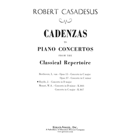 Theodore Presser Concerto In C K467 - Piano - Cadenzas Only