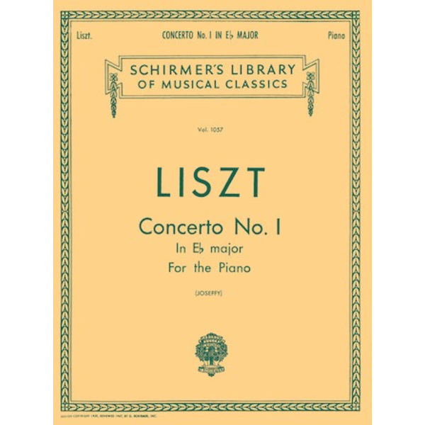 Schirmer Liszt - Concerto No. 1 in Eb