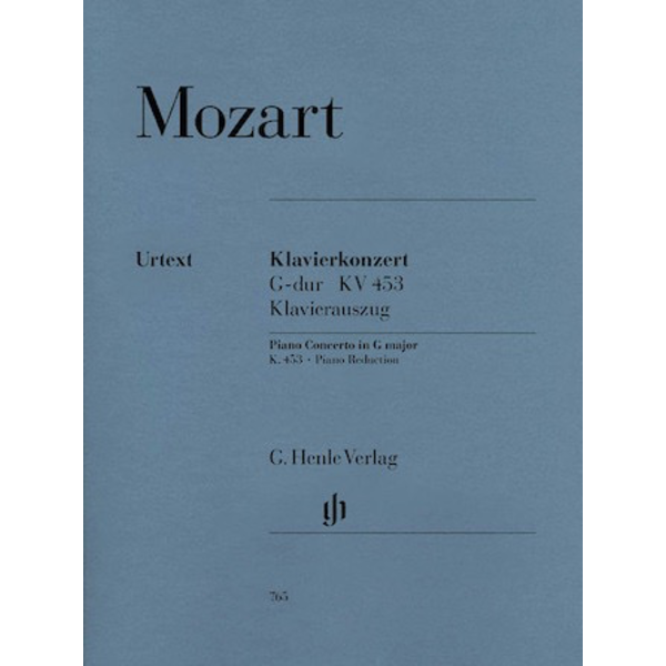 Henle Urtext Editions Mozart - Concerto No. 17 in G for Piano and Orchestra G Major K.453