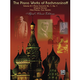 Alfred Music The Piano Works of Rachmaninoff, Volume XI: Piano Concerto No. 1