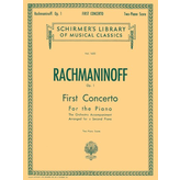 Schirmer Rachmaninoff - First Concerto for the Piano in F# Minor, Op. 1