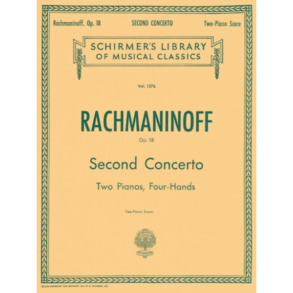 Schirmer Rachmaninoff - Concerto No. 2 in C Minor, Op. 18