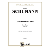 Kalmus Schumann - Piano Concerto in A Minor, Opus 54
