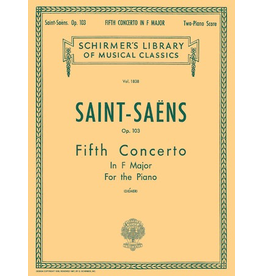 Schirmer Saint-Saëns - Concerto No. 5 in F, Op. 103