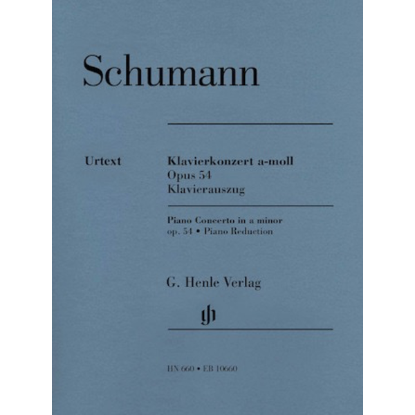 Henle Urtext Editions Schumann - Piano Concerto in A minor, Op. 54